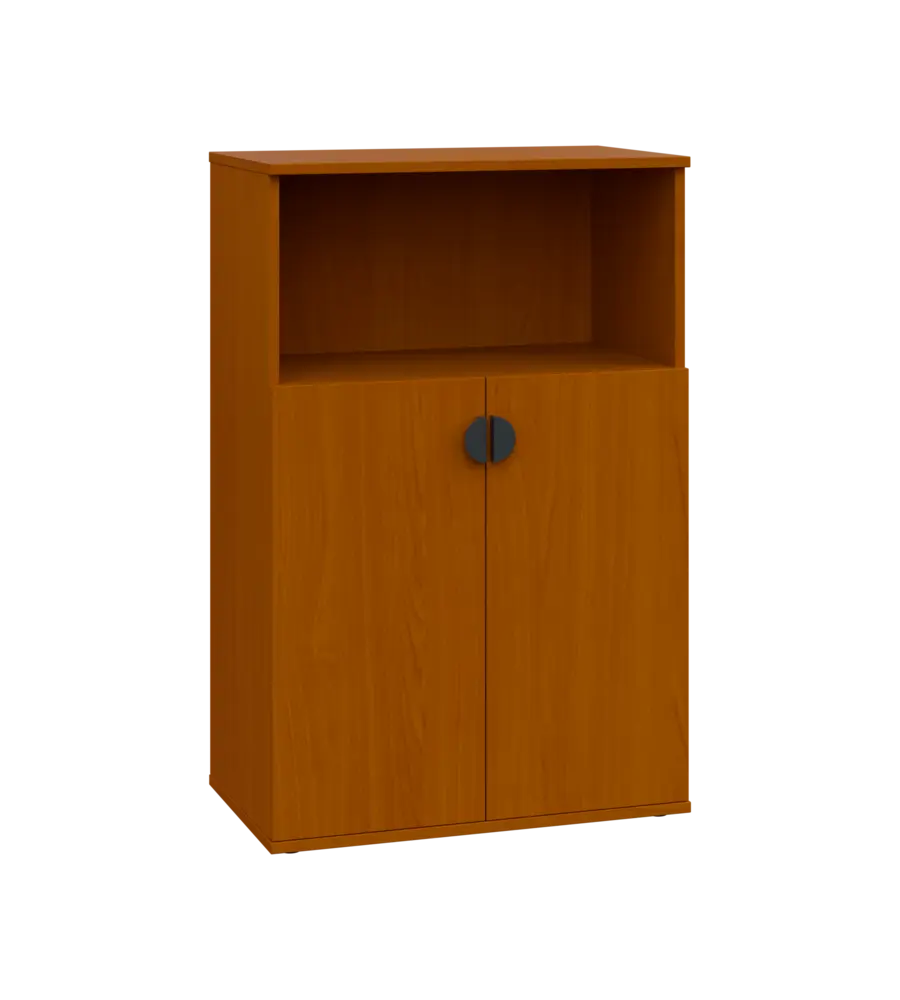 TN 3 - 7DN kancelářská skříň, 2-dveřová/nika, 1107x720x400, třešeň šumavská